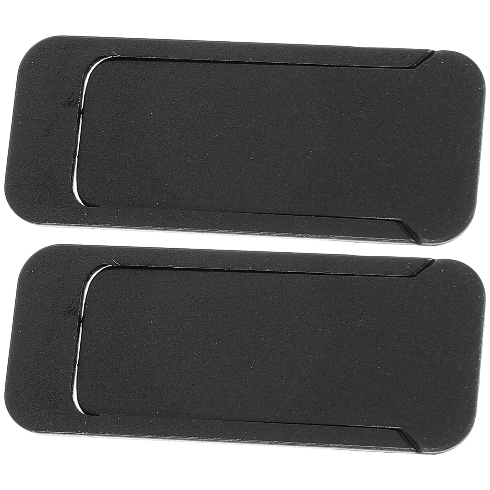 2-Pack Sliding Camera Covers – Privacy Webcam Cover For Laptops, Desktops & Car Interior Cameras (Black, ABS)