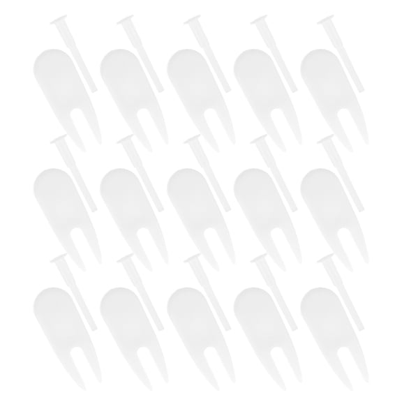 ROSENICE 20 Sets Inflatable Plug Replacement Abs White for Organizing Balls and Home Use