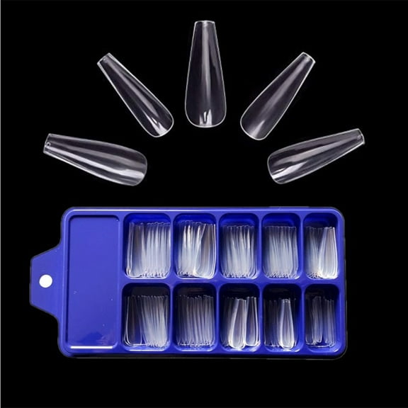 ROSENICE 200Pcs Fake Nails Ballet Nail Tips Full Cover False Nails For Christmas Party