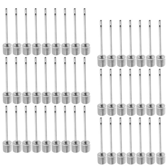 ROSENICE 200Pcs Football Needle Stainless Steel Pump Needles for Inflating Balls Athletes and