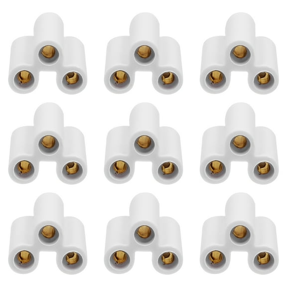 ROSENICE Led Light Connector LED Lamp Connector Pure Copper Core for Fluorescent Lamp 20pcs