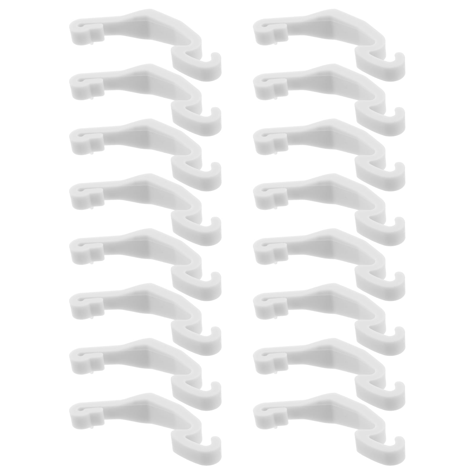 ROSENICE 20Pcs White Plastic Cage Connectors for Rabbit Hutch Side ...