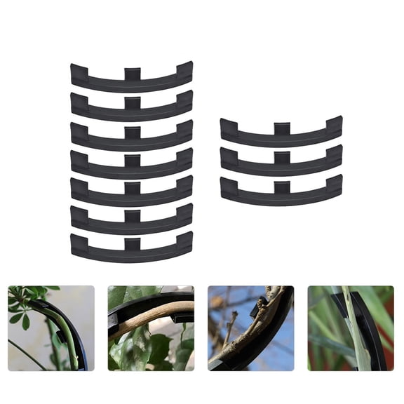 ROSENICE 20pcs Tree Plant for Fruit Tree Branches in Black Plastic Compression Resistant