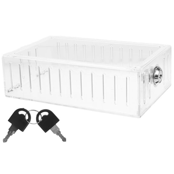 ROSENICE 22Set Thermostat Locking Box with Key Transparent Plastic and Metal for Adults Home Security