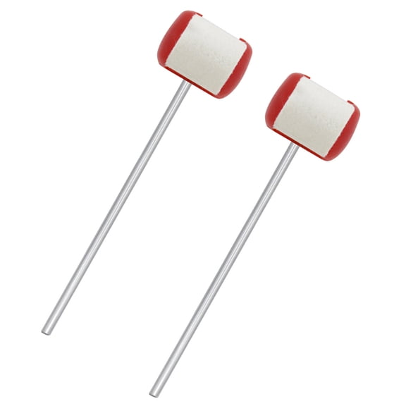 ROSENICE 2Pack Metal Drum Accessories and Parts for Percussion Instruments in Red