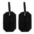 thumbnail image 1 of ROSENICE 2Pcs Black Rectangular Tool Zipper Bags for Men and Women Maintenance, 1 of 8
