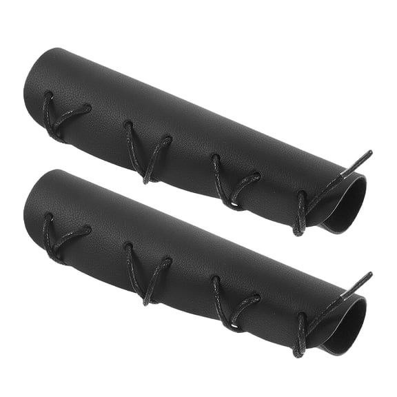 ROSENICE 2Pcs French Horn Handle Cover Pu Anti-Slip Protection Against Wear for Practice Performance