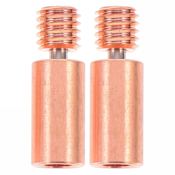 ROSENICE 2Pcs Heatbreak for 3D Printer Nozzle Assembly with Technology 0.90X0.28X0.28Inch