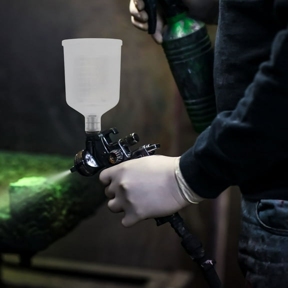 ROSENICE 2Pcs Spray Paint Container for Model Painting and Nail Art in Black