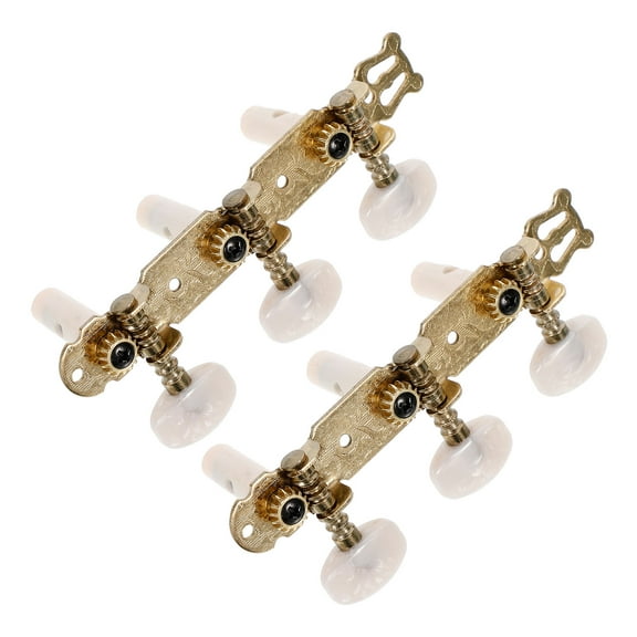 ROSENICE 2Pcs Steel Tuning Pegs for 40 Inch Classic Guitar 35mm Between Pegs
