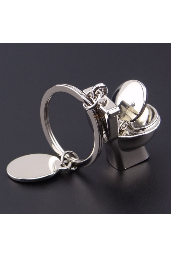 2Set Novelty Keyrings Metal Hanging Key Ring For Boyfriends And Fathers Everyday Use