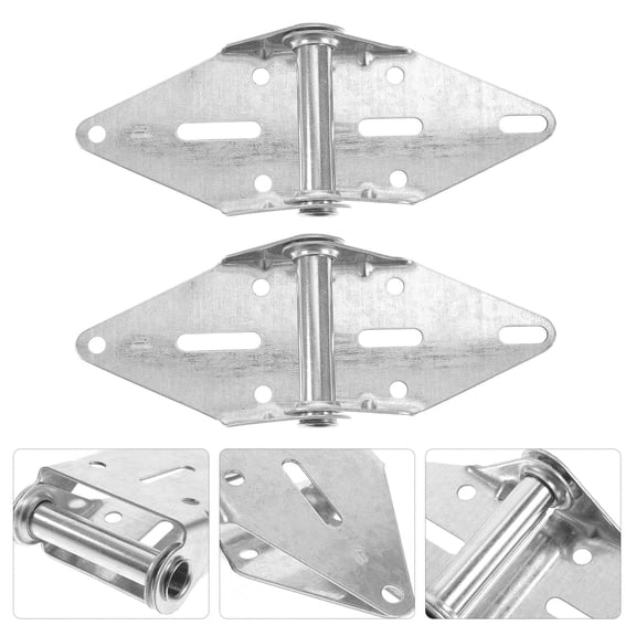 ROSENICE 2pcs Garage Door Hinge Garage Door Bracket Hinge With Mounting Bolt Accessory