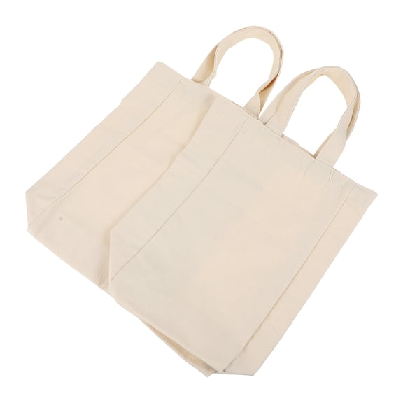 ROSENICE 2pcs Portable Red Wine Bag Canvas Wine Packaging Bag Wine Pouch