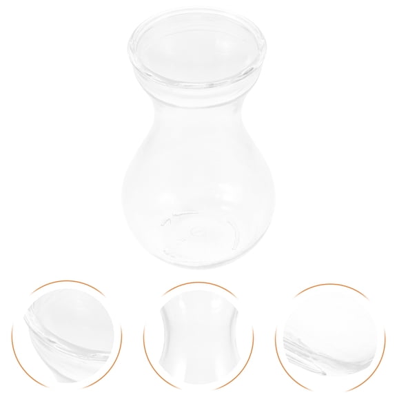 ROSENICE 2pcs Simple Glass Vases for Flower Arrangements Elegant Decorative Containers