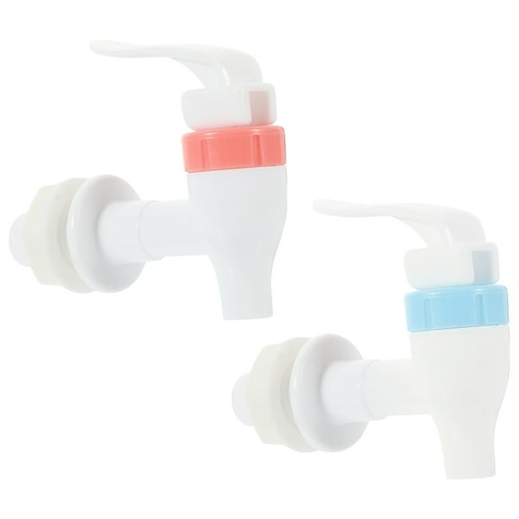 ROSENICE 2pcs Water Dispenser Plastic Faucet Taps Kitchen Tap Water Dispenser Tap Water Tap for Square Water Dispenser Nozzle