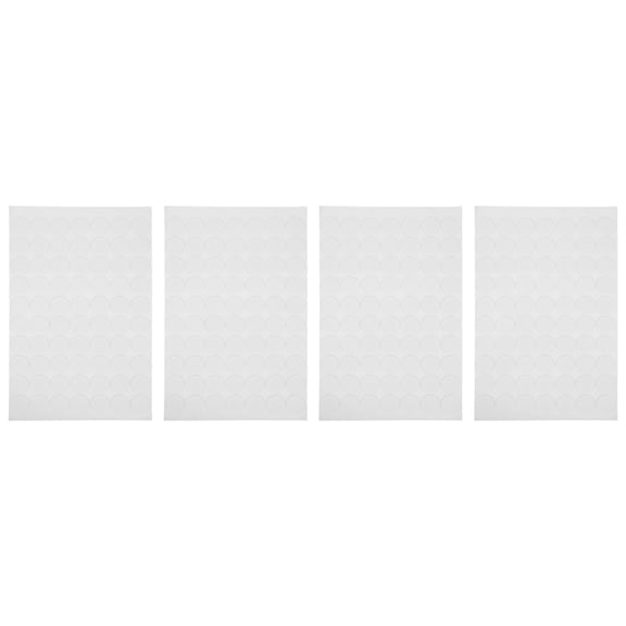 ROSENICE 300Pcs Clear Double Sided Acrylic Dot Stickers for Decoration on Wood Metal Glass