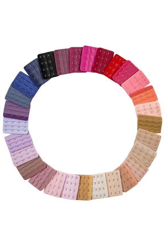 30Pcs Beige Bra Extender for Women Weight Gain and Machine Washable