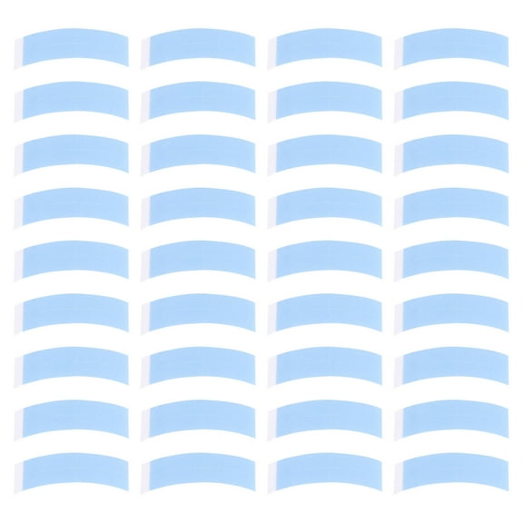 ROSENICE 36Pcs Wig Tape for Hair Extension Usage Double Sided Adhesive Blue Sky-Blue 8.8x2.2cm Paper Glue