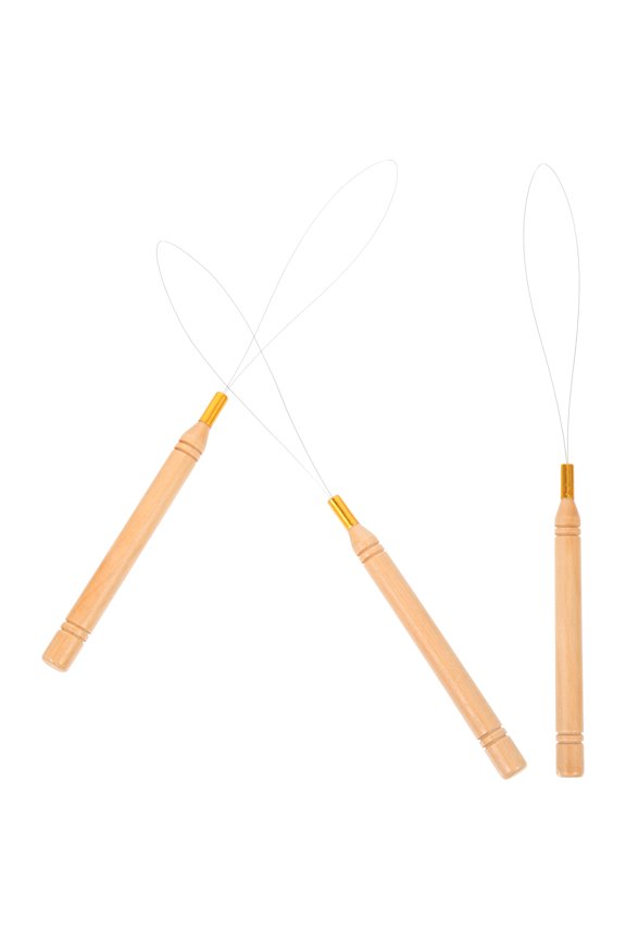 3Pcs Bead Piercing Rod Household Threading Tool Stainless Steel Sewing Stitch Thread Unpicker