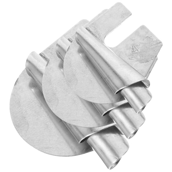 ROSENICE 3Pcs Sewing Rolled Hemmer Foot Seaming Binding Quilting Tool for Sewing Machine Silver