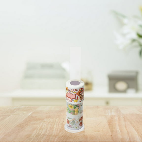 ROSENICE 3Set Acrylic Tape Holder for Desk Transparent Simple Design Tape Organizer