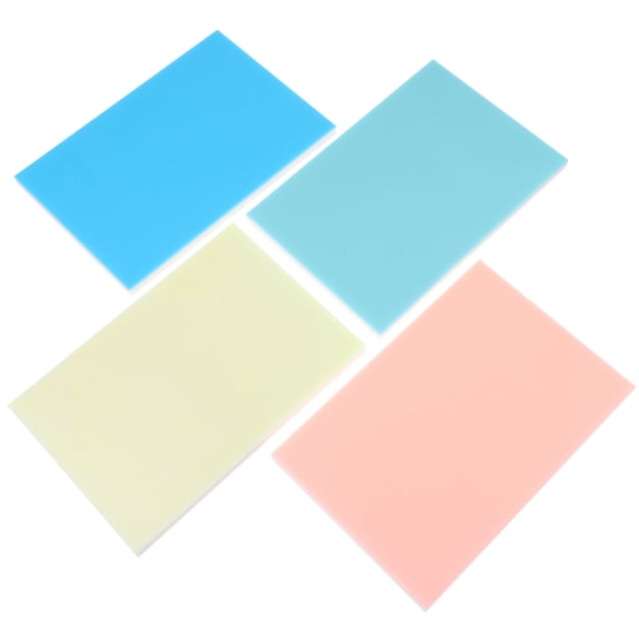 ROSENICE 4 Pcs Double Layer Engraving Eraser DIY Stamping Blocks Linoleum Making Stamp Carving Blocks Supplies