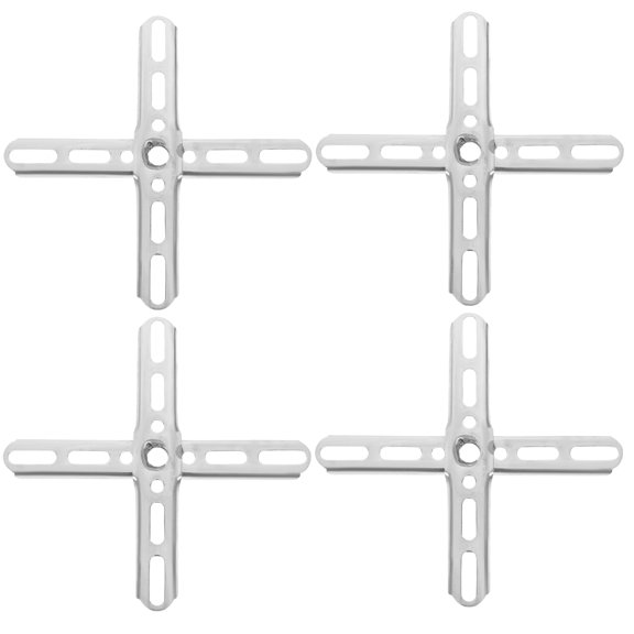 ROSENICE 4 Pcs Lighting Accessories Ceiling Light Fixture Hanging Light Bracket Chandelier Cross Light Grey 15.00X15.00X1.00CM