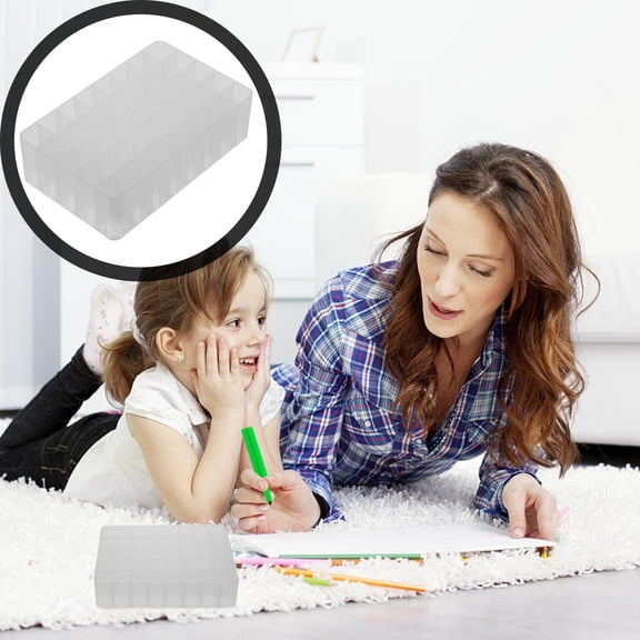 ROSENICE 4 Pcs Marker Pen Case Holder Organizer for Desk Pencil Storage Trays Drawer Office