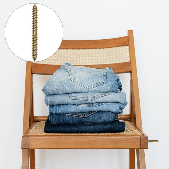 ROSENICE 40 Pcs Drywall Screws Double Ended Double-headed Fine Thread