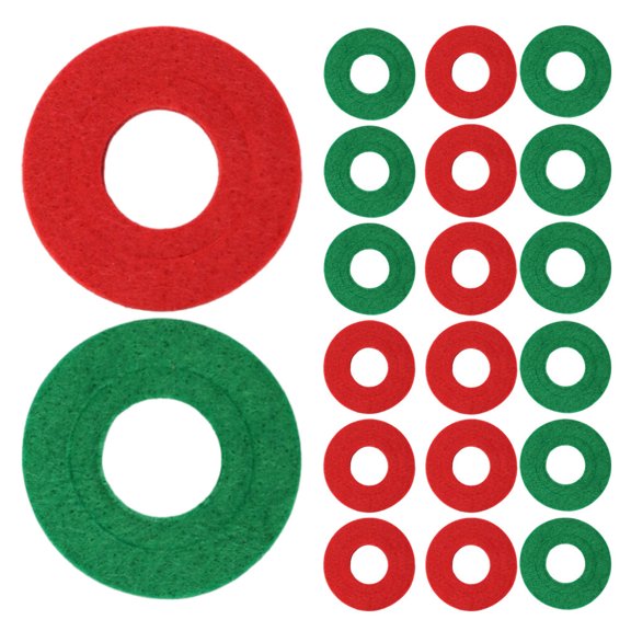 ROSENICE 40Pcs Car Battery Clip Spacers Durable Felt Washers for Vehicle Battery Protection and Insulation