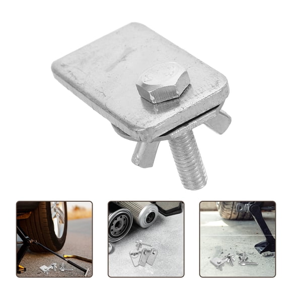 ROSENICE 4Pcs Metal Jack Ratchet Wrench Conversion Head Cross Adapter for Car Scissor Jack Repairs