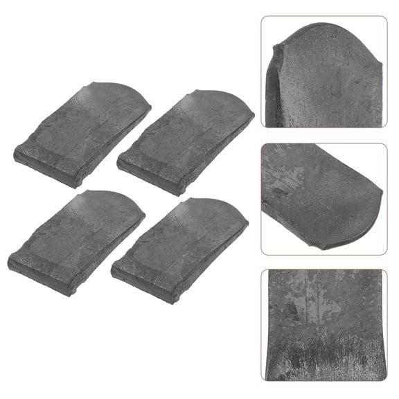 ROSENICE 4pcs Hoe Parts Replacement Durable Wedges For Garden Hoe For Reinforcing Digging Tools Sturdy And Easy To Use