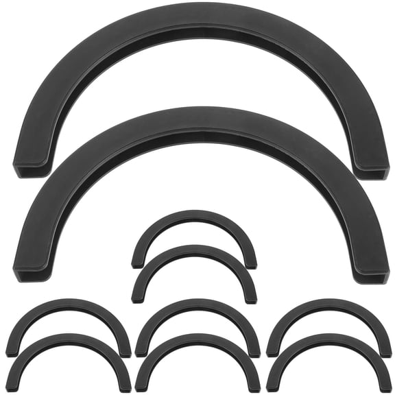 ROSENICE 5 Pairs of U-shaped Skateboard Deck Guards Plastic Wear Resistance Protect for Skateboarding