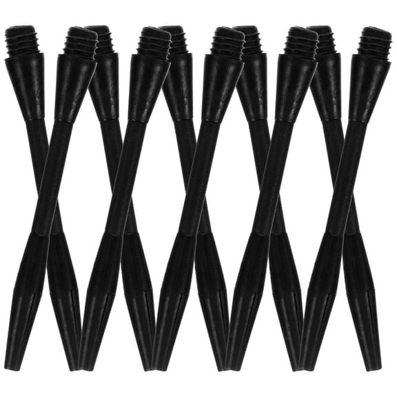 ROSENICE 50Pcs Cylindrical Nylon Thread Shafts for Accessories in Black