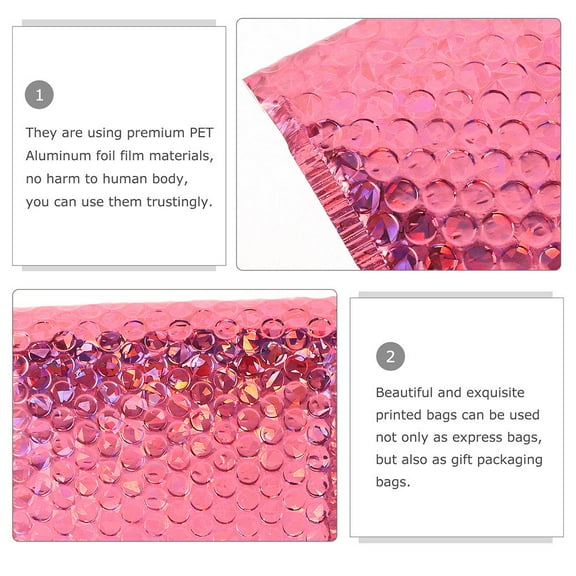 ROSENICE Shipping Bag Mailing Bubble Envelopes Self Seal Pouch 50Set