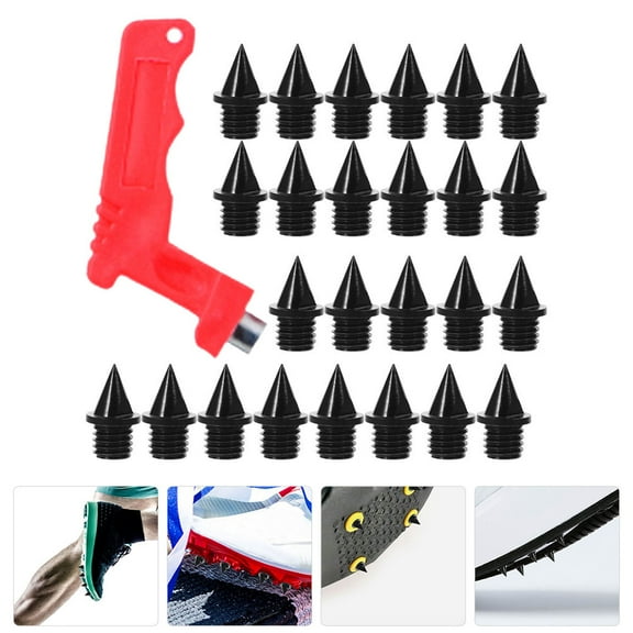 ROSENICE 50Pcs Track Shoe Spikes with Steel Material for Sprints