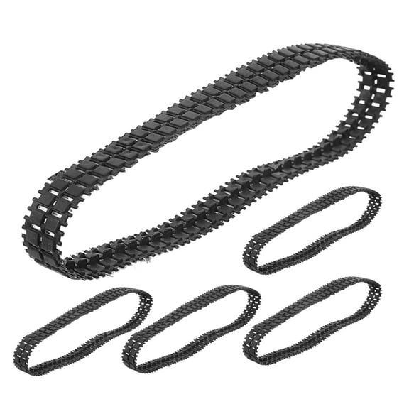 ROSENICE 5Pcs Tracked Robot Rubber Diy Track for Model Builders Various Terrains