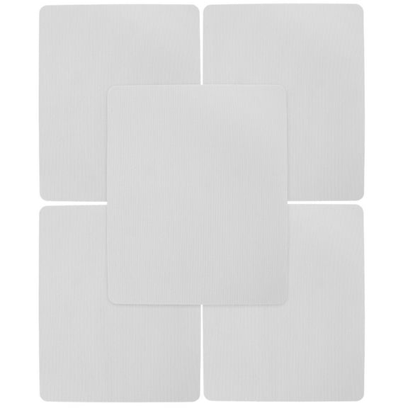 ROSENICE 5Set Large Gaming Mouse Pads with Blank Design for Home and .7x7.1in