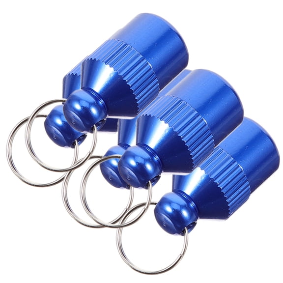 ROSENICE 5Set Oval Blue Aluminium Alloy Pet Neck Hanging Tag for Dog Cat Identification Daily Use