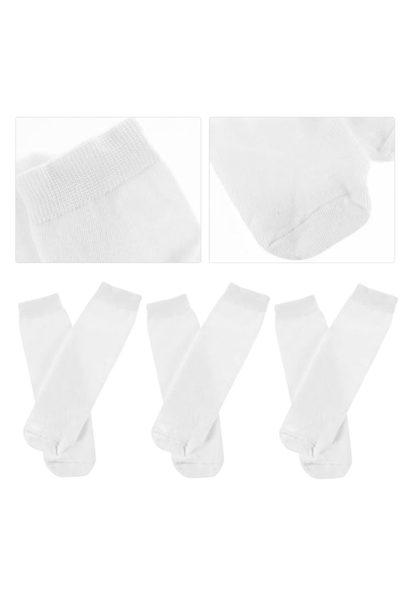 6 Pairs Elastic Tube Sock Sublimation Socks Bulk Blanks Printable Digital Man