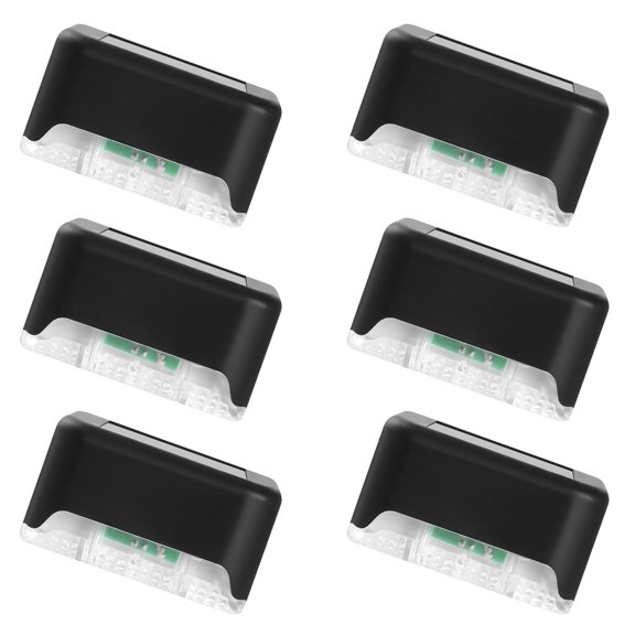 ROSENICE  6 Pcs Solar Light Outdoor Lights Step Spot LED Lighting Design Child