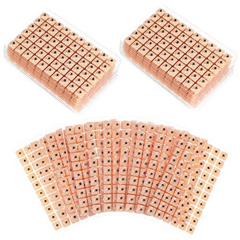 ROSENICE 600 Counts Acupuncture Vaccaria Ear Seeds Disposable Ear Press