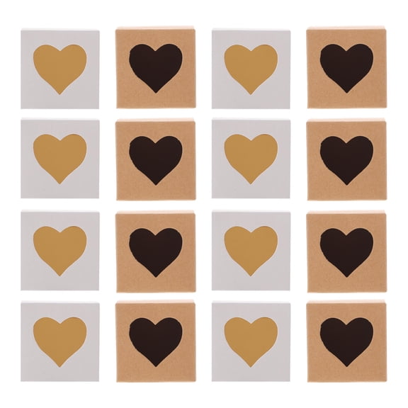 ROSENICE 60Pcs Treat Box Party Favors Kraft Paper present Packing For Christmas Events
