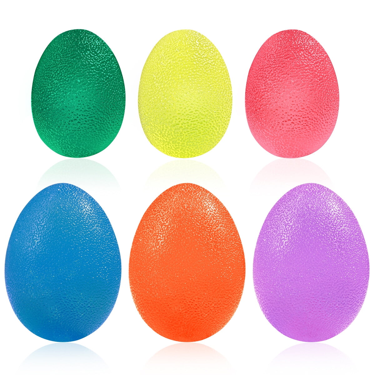 ROSENICE 6PCS Hand Grip Therapy Balls Hand Strengthening Exercise