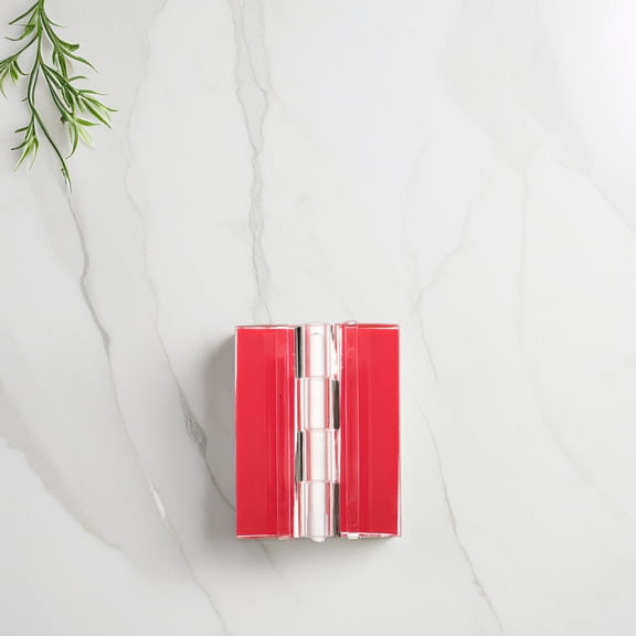 ROSENICE 6Pcs Acrylic Hinges Transparent Rectangular Self Adhesive Continuous Piano Hinge for DIY Projects