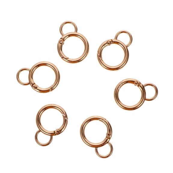 ROSENICE 6Pcs Bolt Snap Hooks Zinc Alloy for Dog Collars Craft Enthusiasts