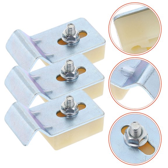 ROSENICE 6Pcs Galvanized Iron Sink Clips for Undermount Kitchen Support 11.8x7.9x3.9in