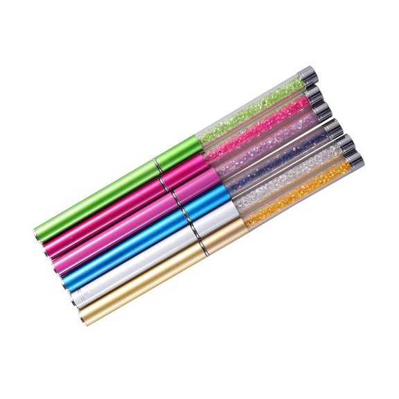 ROSENICE 6Pcs Lash Applicator Tool for Eyelash Extensions in Golden and Purple Tones