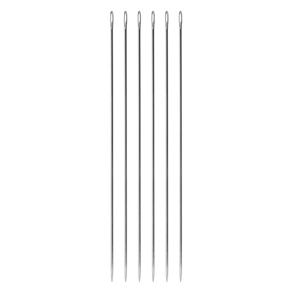 ROSENICE 6Pcs Multi-Use Large Eye Darning Needles for Scarves Sewing Projects Knitting Beginners