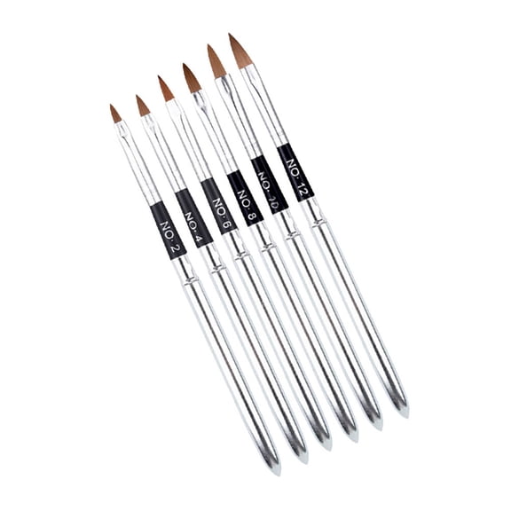 ROSENICE 6Set Nail Art Brushes Dotting Painting Drawing Polish DIY Designs for Beginners